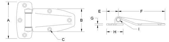 Looking for a strap hinge? Turn to Marlboro Hinge for premium custom and standard industrial hinges.